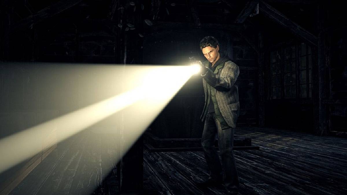A flashlight in Alan Wake