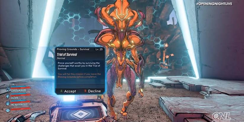 borderlands 3 trials of survival proving grounds