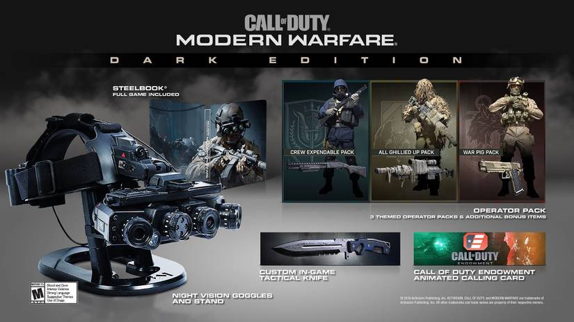 call of duty modern warfare editions