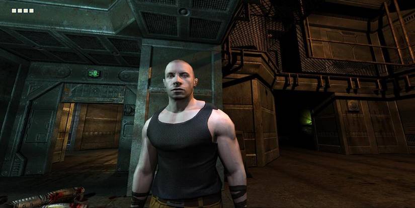 Vin Diesel in Chronicles of Riddick