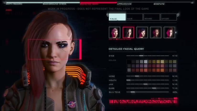 cyberpunk 2077 faces