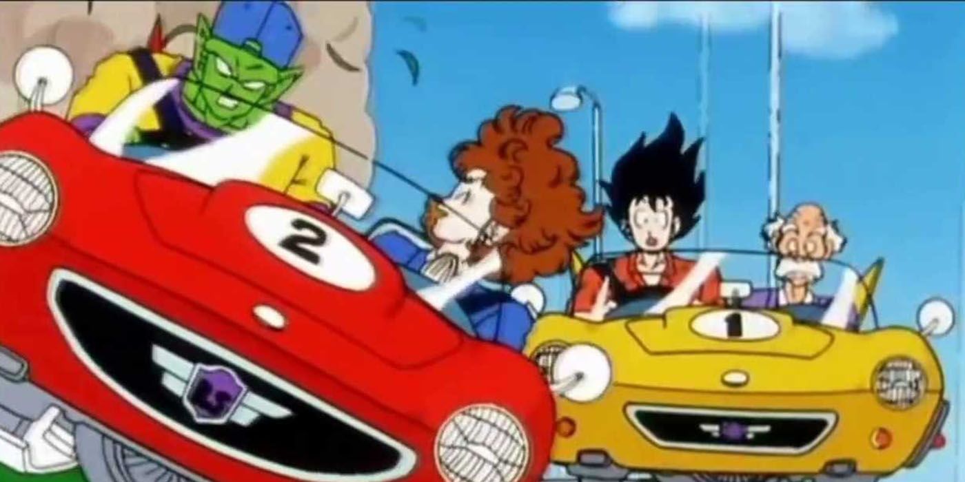 Dragon Ball Z: Kakarot - Saga Cell e Goku e Piccolo na auto escola