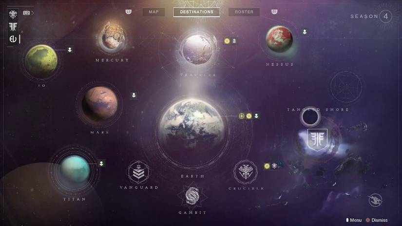 destiny 2 director menu