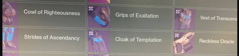 leaked shadowkeep armor