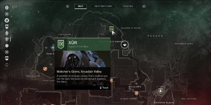 destiny 2 xur nessus location