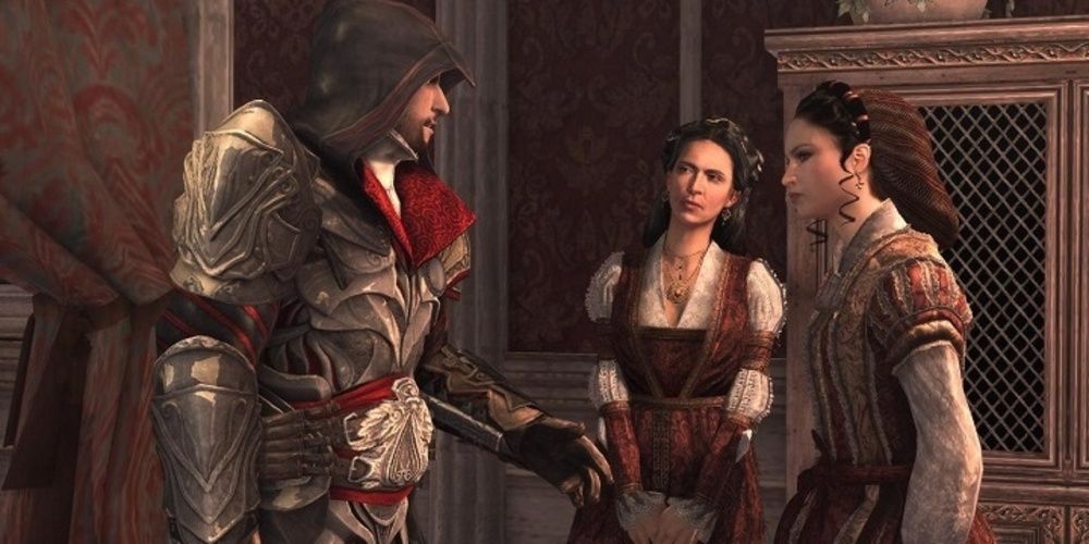 ezio auditore and his family in assassin's creed brotherhood Cropped (1)