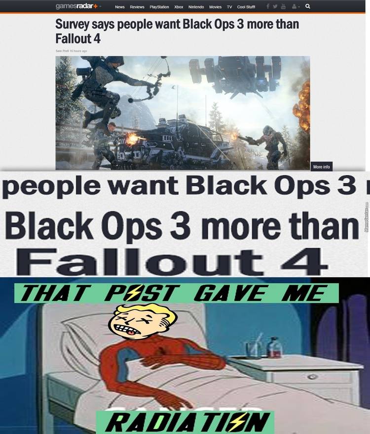 fallout more than call of duty