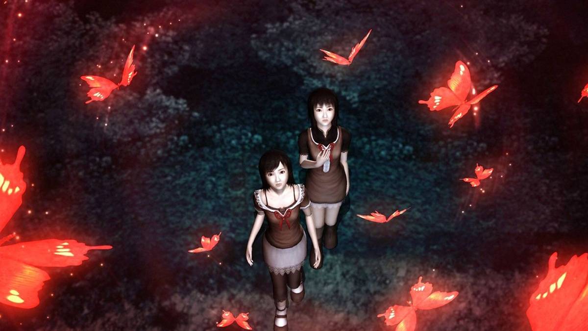 The twin watching the Crimson Butterflies