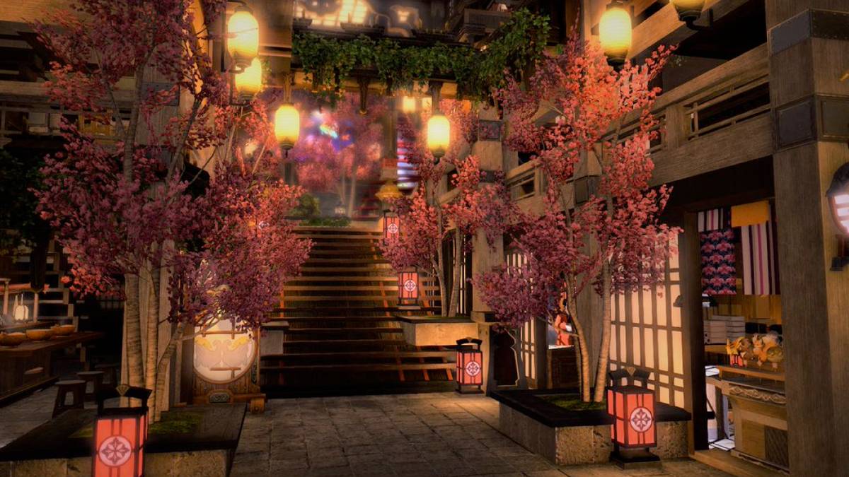 ffxiv player builds town in house