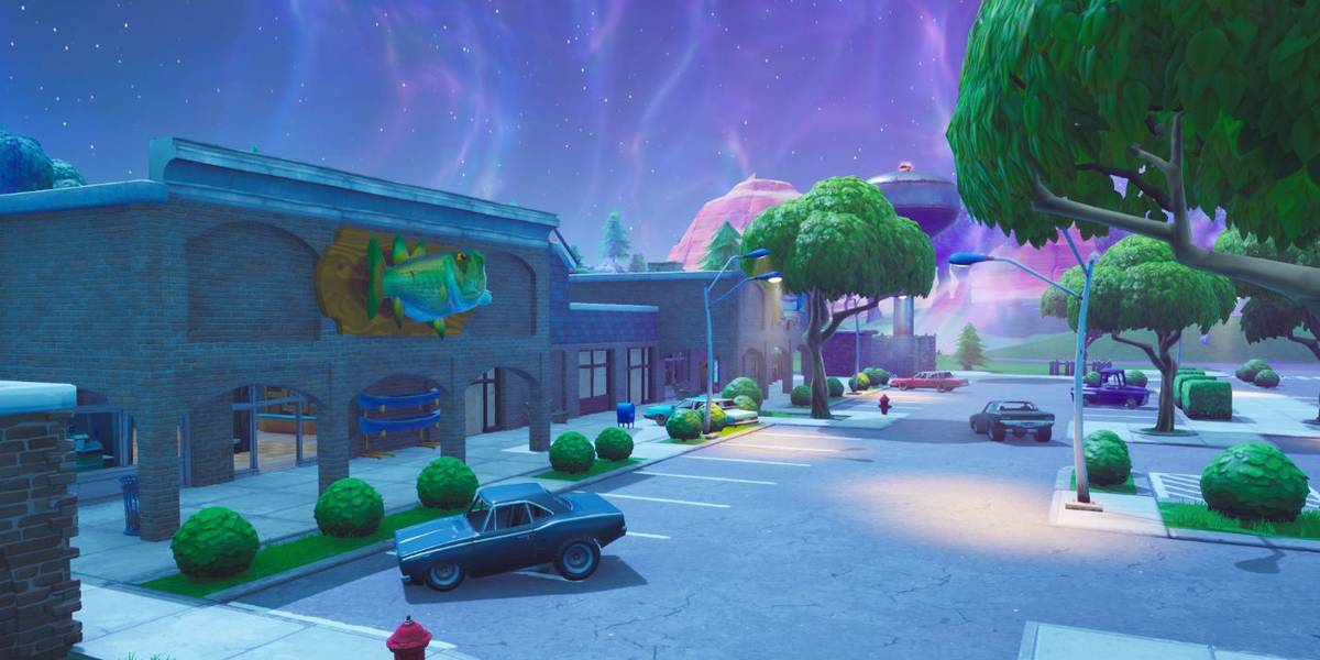 Fortnite Retail Row Houses Fortnite Retail Row Treasure Map Location