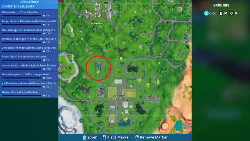 fortnite season 10 week 2 battle star location