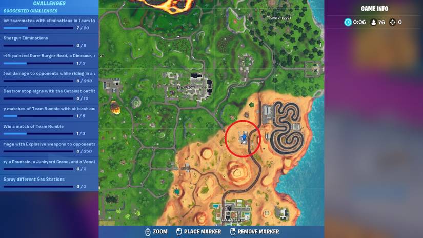 fortnite where to find season 10 week 3 battle star