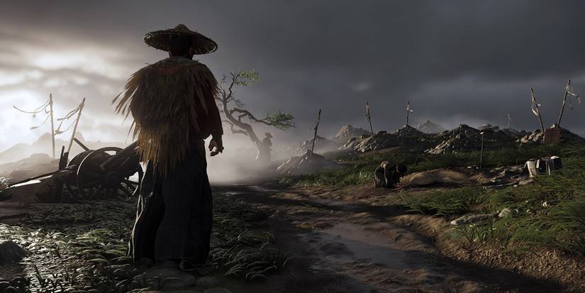 ghost of tsushima graves screenshot