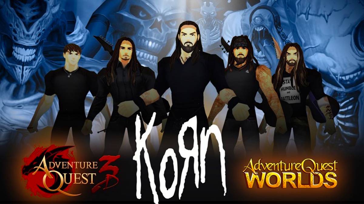 korn adventurequest 3d virtual concert promo header artix