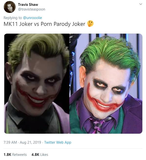 mortal kombat 11 joker funny comparison