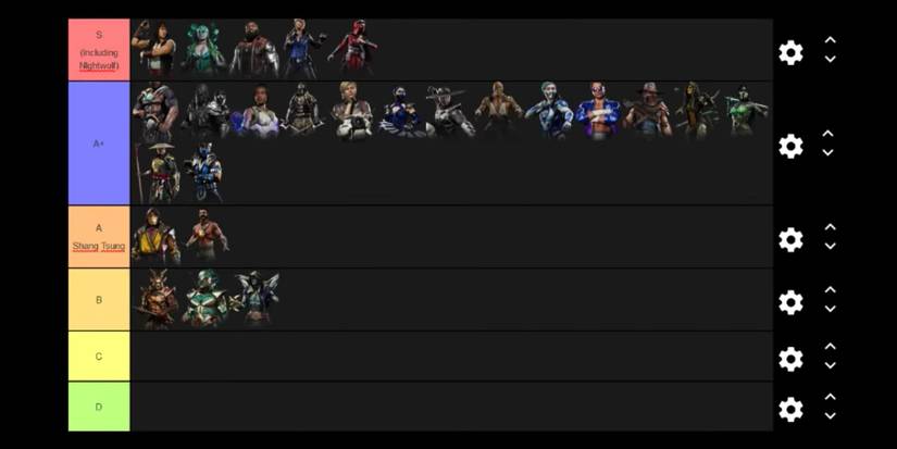 mortal kombat 11 tier list new
