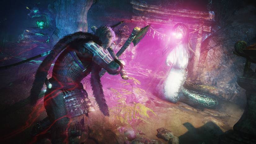 nioh 2 screenshot showcase snake lady team ninja