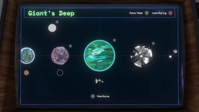 Outer Wilds Giants Deep map