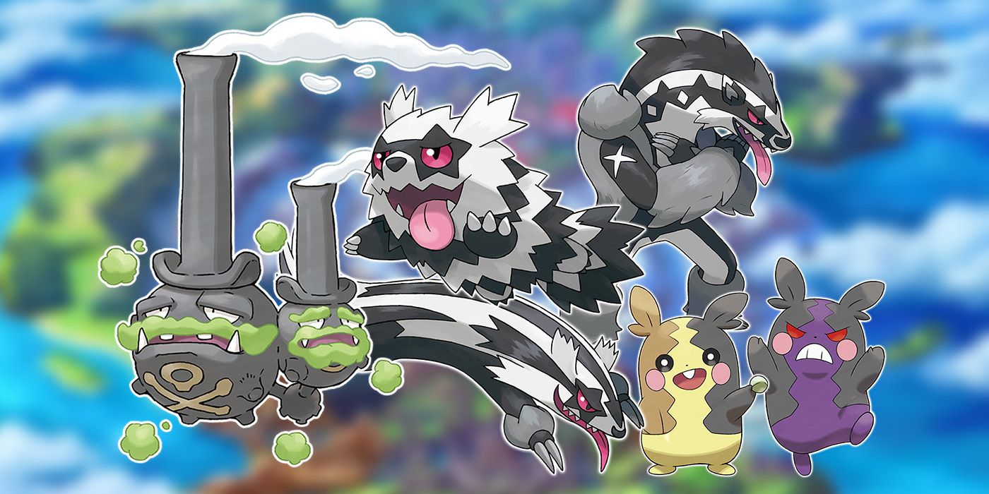 pokemon sword shield galarian forms