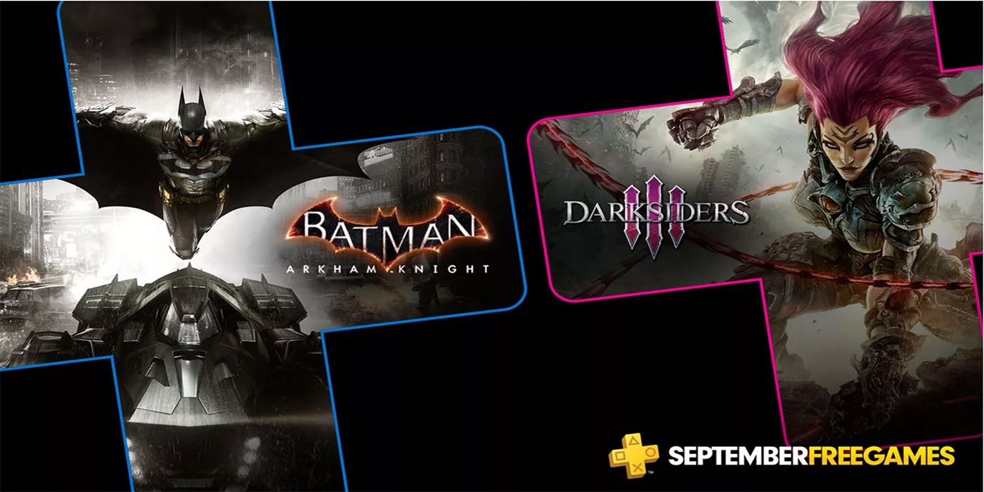 batman arkham knight darksiders 3 logos ps plus