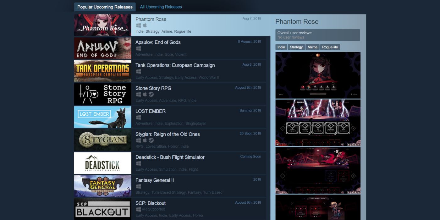 steam popular upcoming releases