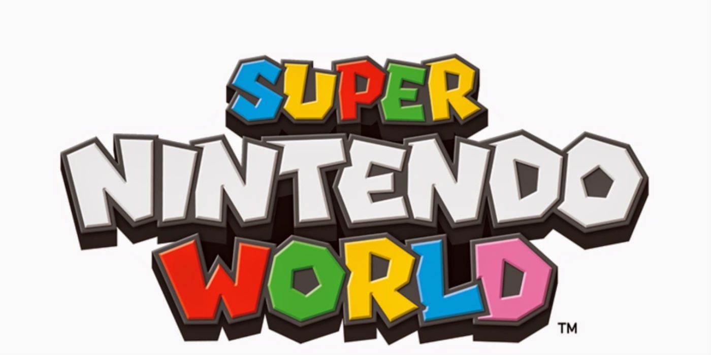 super nintendo world logo theme park