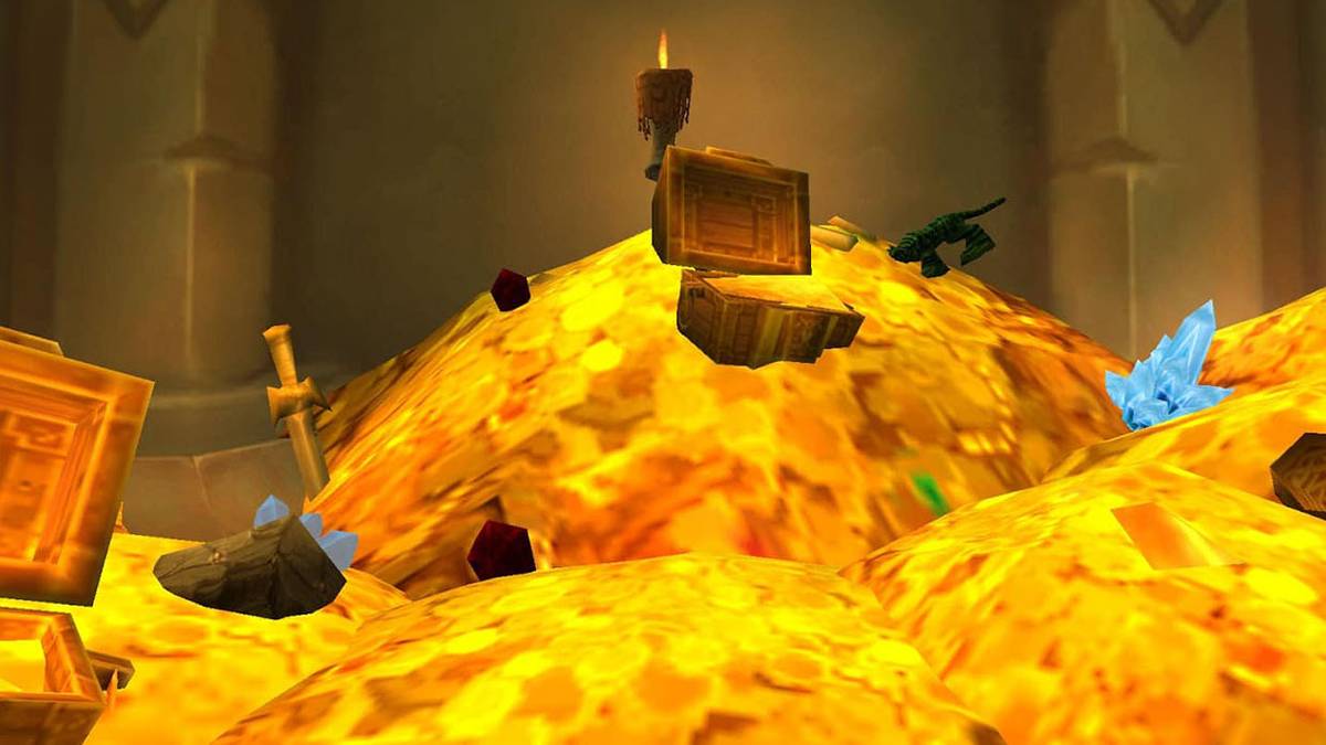 World of Warcraft pile of gold