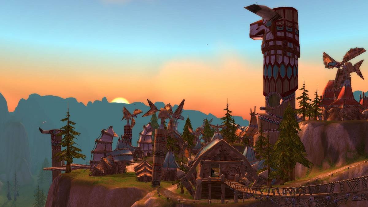 Thunderbluff screenshot from u/Windfist on reddit