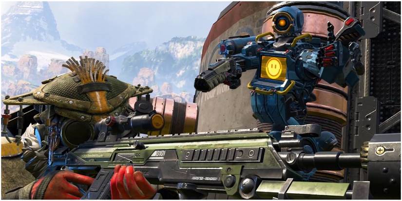 Apex Legends Pathfinder Flanking Bloodhound