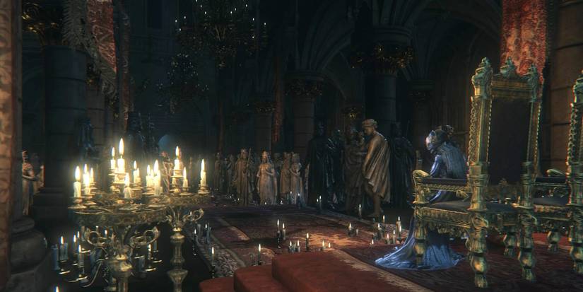 The Vileblood Queen Chamber in Bloodborne
