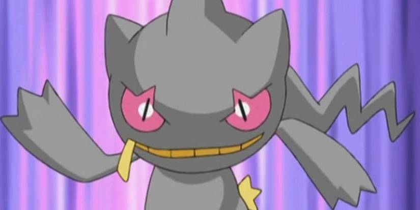 Banette In Pokemon Anime purple flair