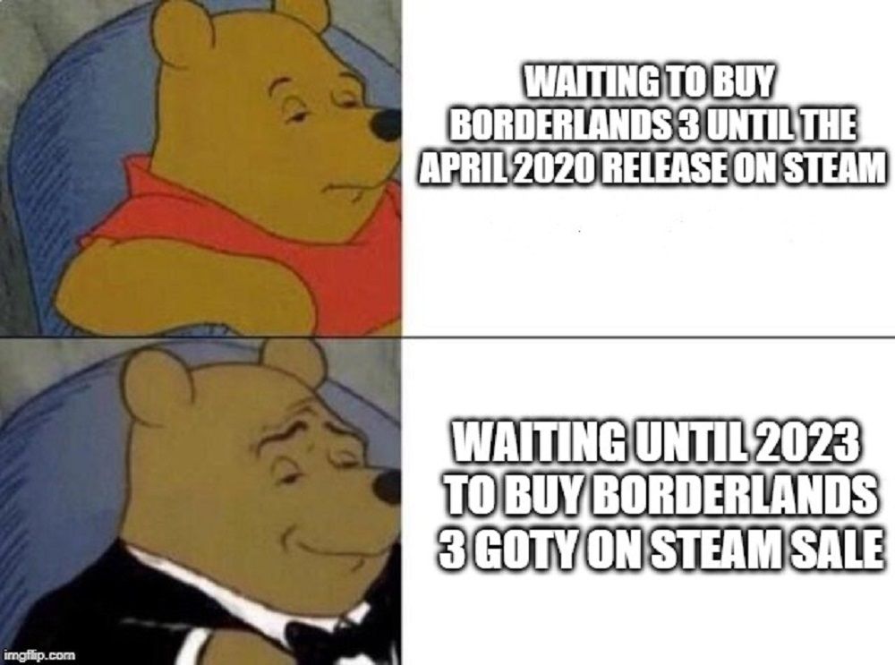 Borderlands 3 epic exlusivity meme