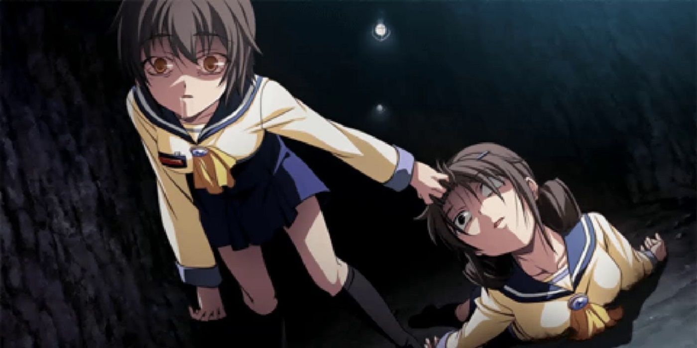 Corpse Party young student dragging a victim by her hair
