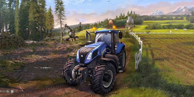 Farming Simulator Tractor On Road