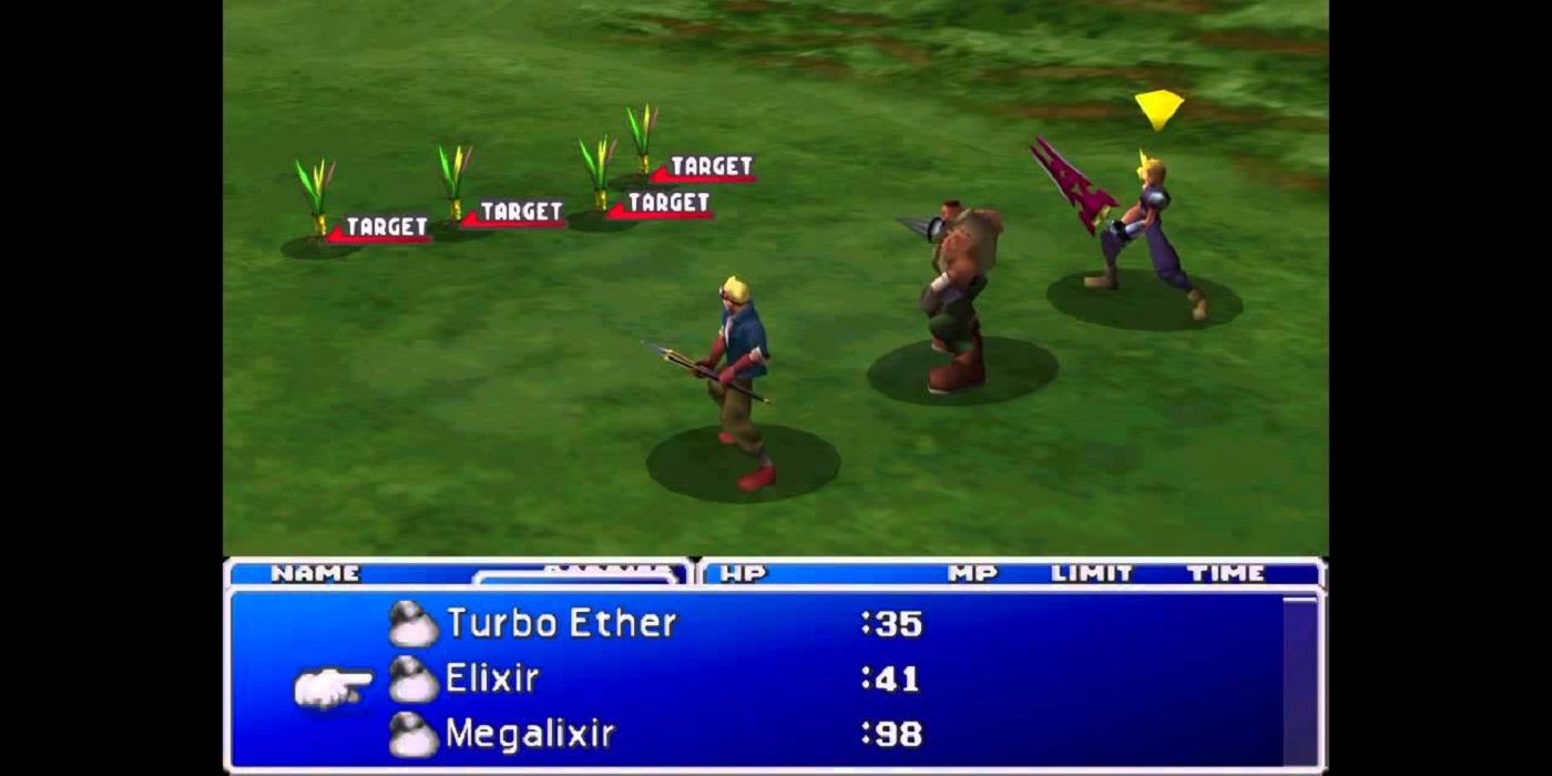 Final Fantasy 7 battle items
