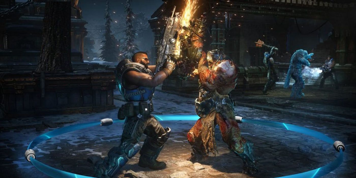 The new weapon CLAW in Gears 5 can actually trigger Lancer Chainsaw Duel  execution when you against Lancer chainsaw. : r/xboxone