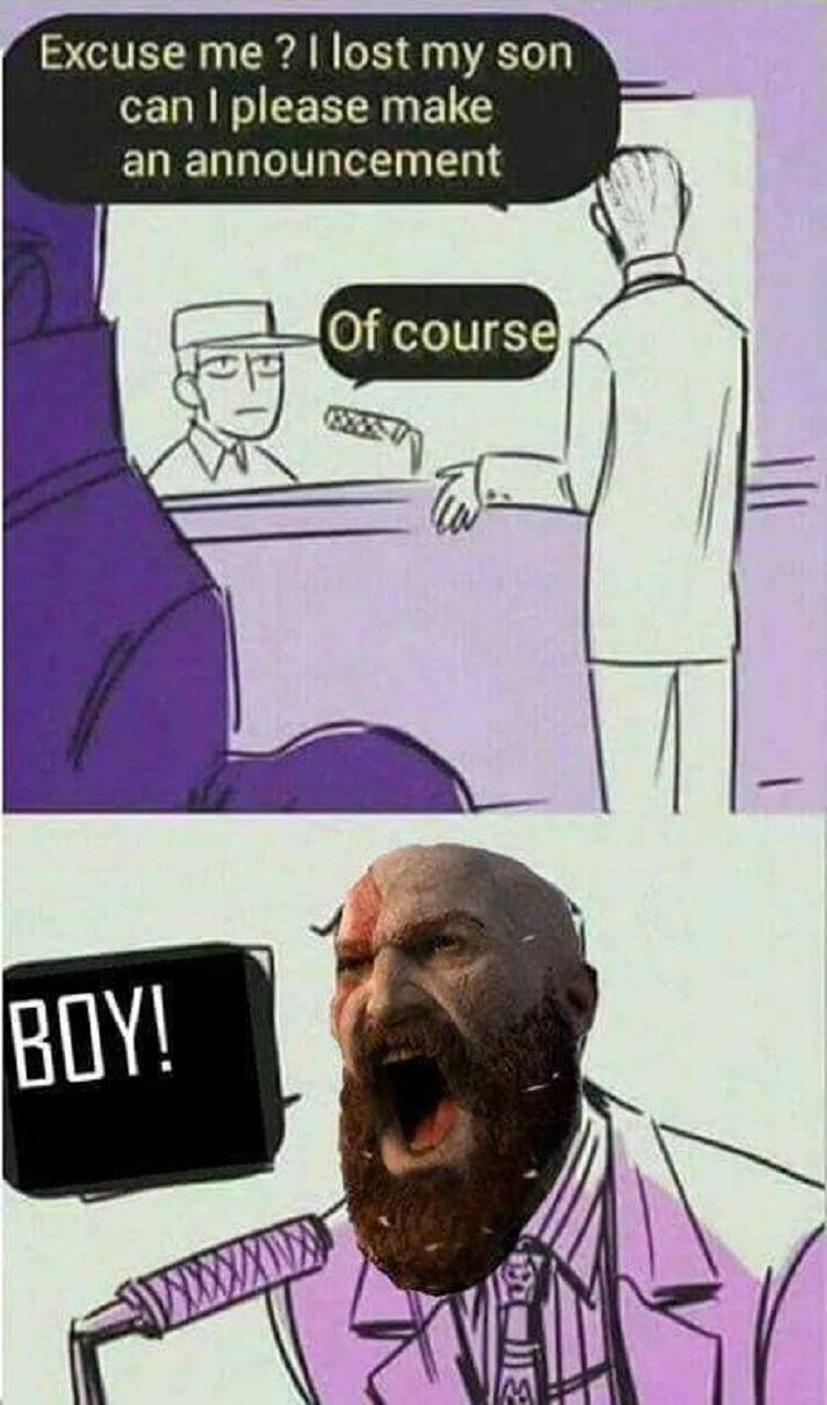 10 Hilarious God Of War Memes That Make Us Yell Boy 10 Hilarious God Of War Memes That Make Us Yell Boy