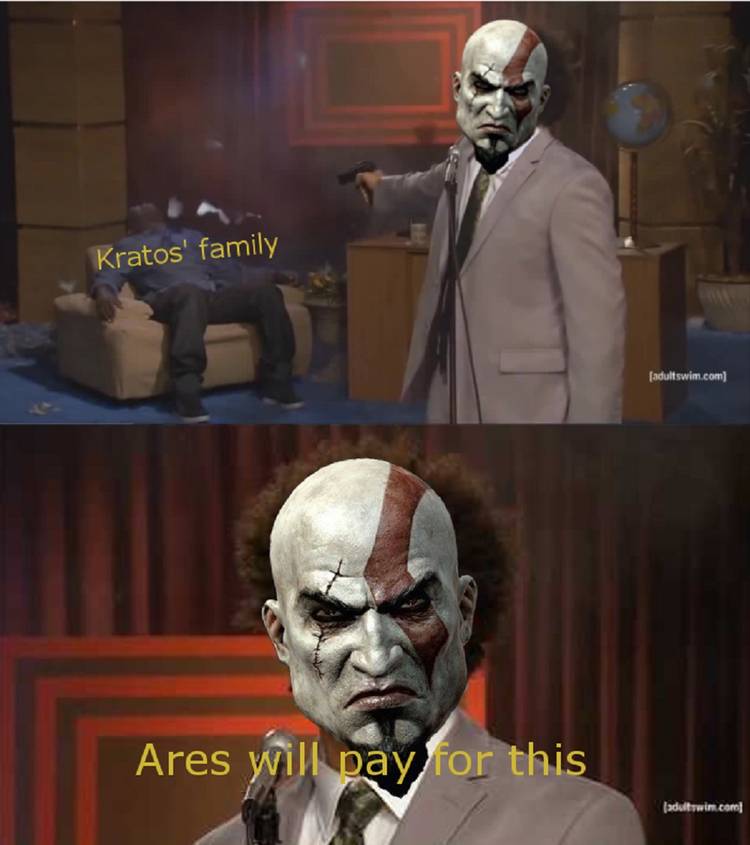 God of war revenge on ares meme