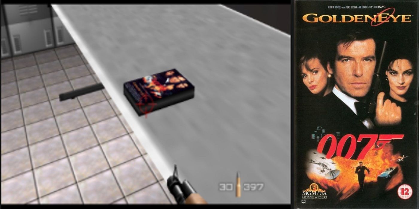 Goldeneye VHS easter egg in Goldeneye N64