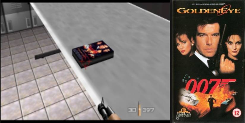 Goldeneye VHS easter egg in Goldeneye N64