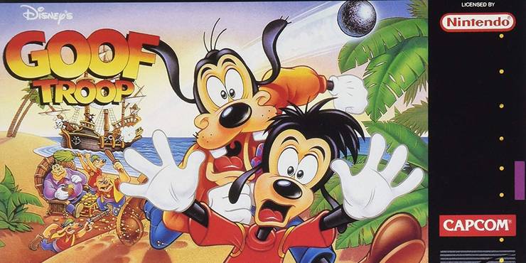 Disney Pc Games 90s 182 Goof Troop SNES Cover