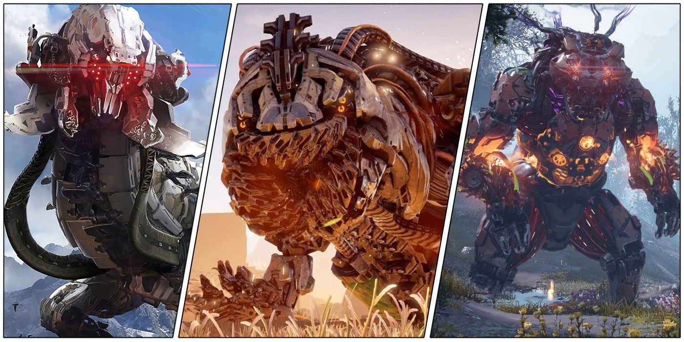 Horizon Zero Dawn - 15 Most Difficult Machines To Beat, Ranked