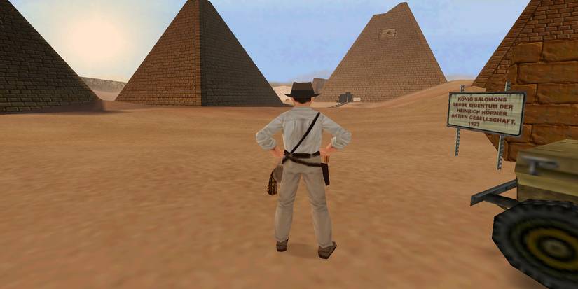 Indiana Jones in the desert