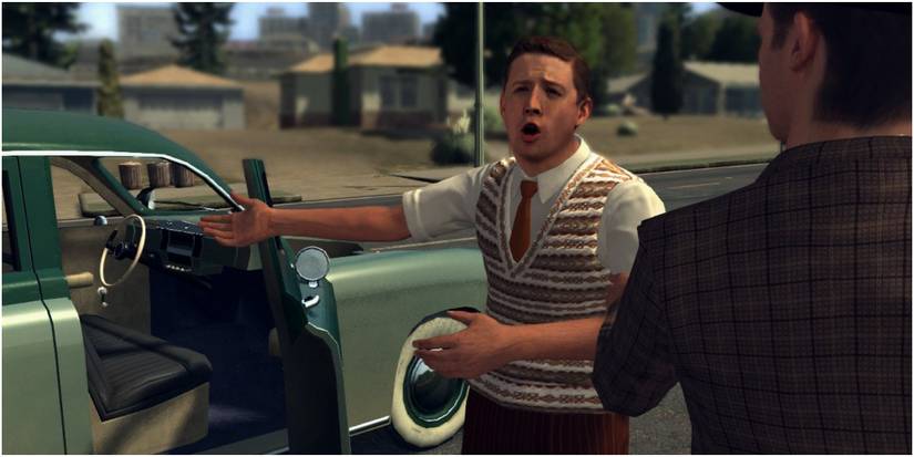 Cole investigating a suspect 