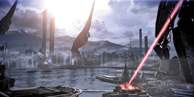 Mass Effect 3 Introduction Reaper Attack