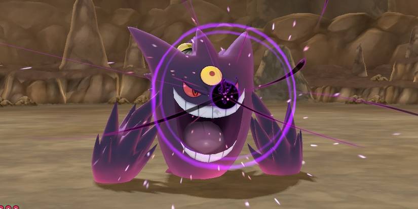 Mega Evolution Gengar In Pokemon Lets Go Pikachu Eevee Cropped