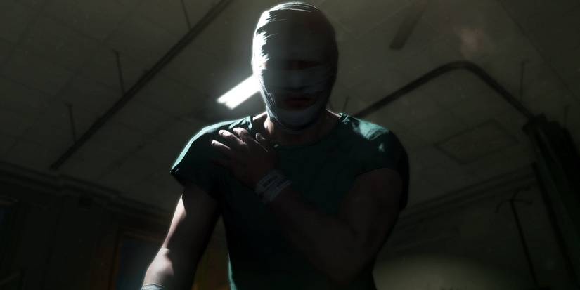 Metal Gear Solid V ishmael Big Boss in bandages