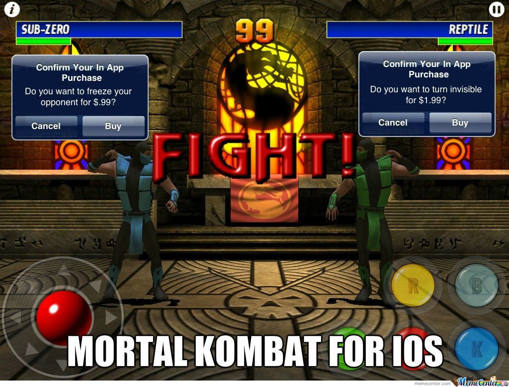 Mortal Kombat IOS Meme