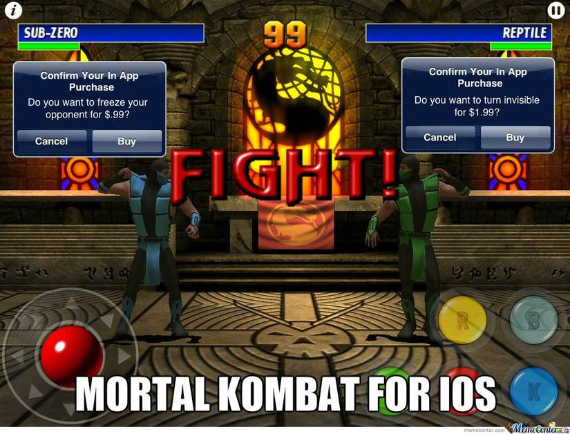 Mortal Kombat IOS Meme