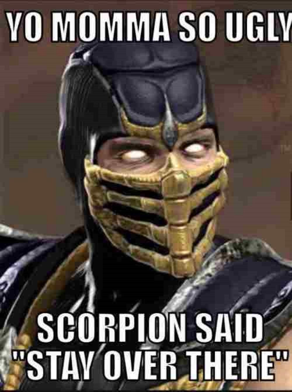Mortal Kombat Scorpion Said Stay Over There There